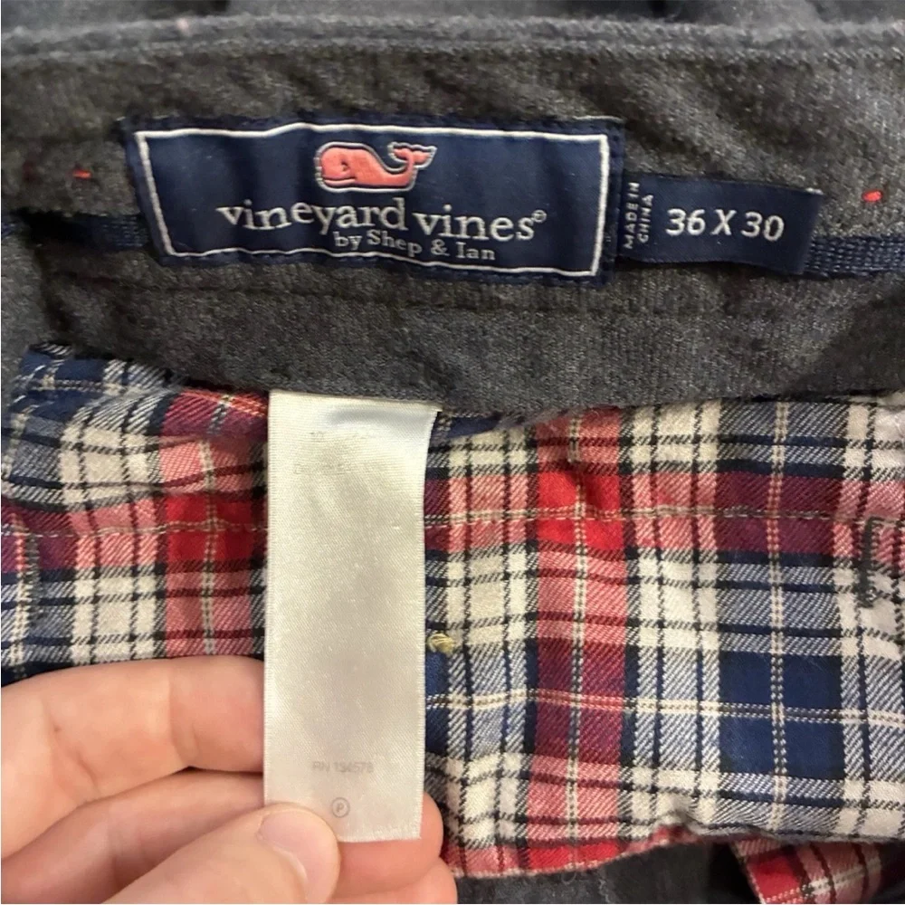 Vineyard Vines Pants 36 Wool Grey